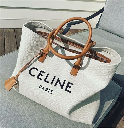 celine cabas canvas tote|Celine shoulder luggage tote price.